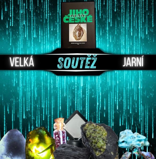 ✅ VELKÁ JARNÍ SOUTĚŽ @vesmir_v_kamenech 2025🐣 💎 BOX plný minerálů, vltavínová publikace či mix samotných drahých kamenů,...